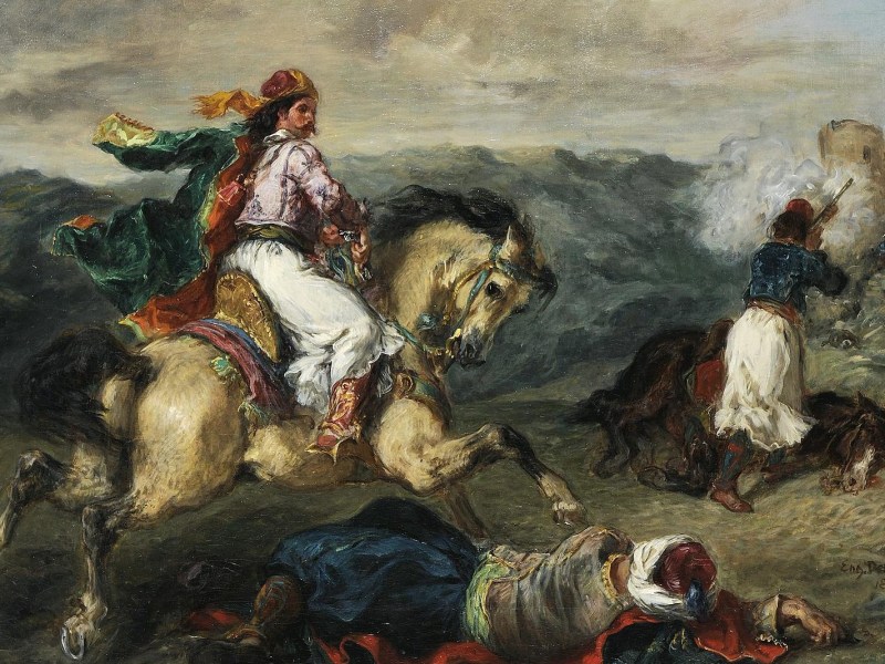 Delacroix - Episode from the Greek War of Independence, 1856
