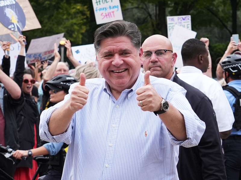 A photo of JB Pritzker, who President Donald Trump abhors.