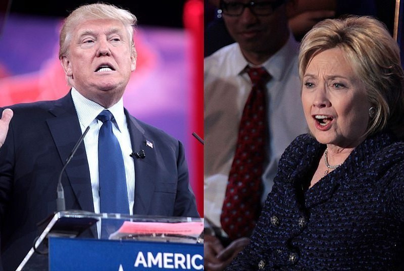 Donald Trump and Hillary Clinton