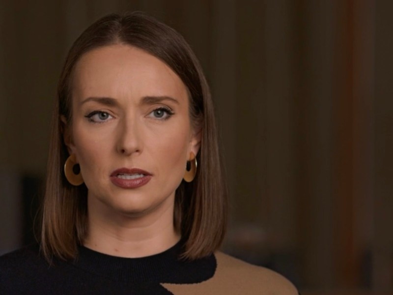 Julia Ioffe, the author, and her new book, Motherland.