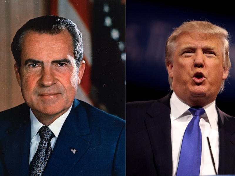 Richard Nixon and Donald Trump