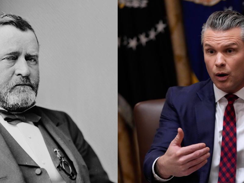 Ulysses S. Grant and Pete Hegseth: Two military leaders with very different approaches to discipline, sobriety, and command.